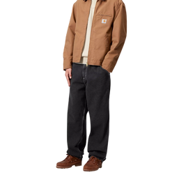 spodnie Carhartt WIP Simple Pant (Black Stone Washed)