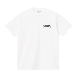 koszulka Carhartt WIP S/S University Script T-Shirt (White/Black)