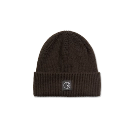 Czapka Polar double fold merino beanie brown