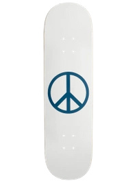 Violet Peace deck white blue