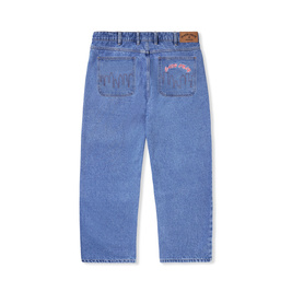 Cash Only Logo Baggy Denim Jeans (Washed Indigo)