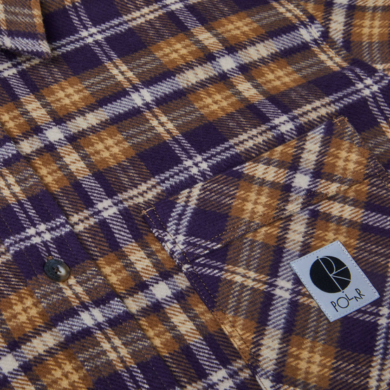 Polar Flannel Shirt (Plum)