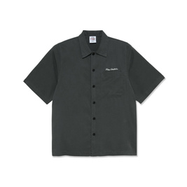 Polar Diamond Face Bowling Shirt (Graphite / White)