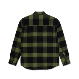 Polar Mike LS-Shirt Flannel army green