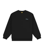 Dime Small Logo Crewneck (Black/Blue)