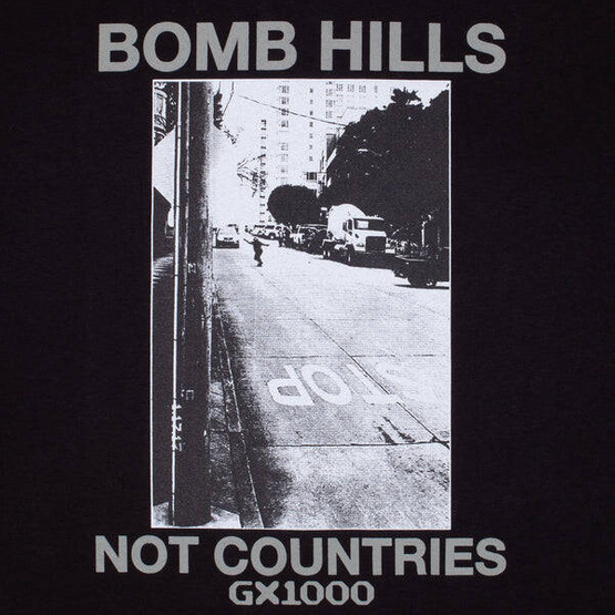 GX1000 - Bomb Hills Not Countries Tee (Black)