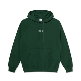 Bluza Polar default logo hoodie dark green