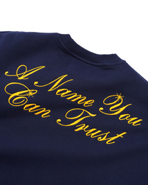 Cash Only Bank Crewneck deep navy