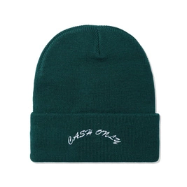 Cash Only Logo beanie forest