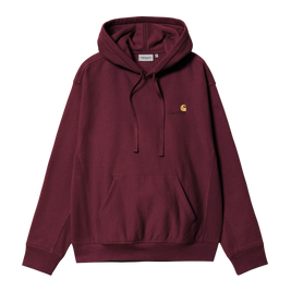 bluza Carhartt WIP Hooded American Script Sweatshirt (Malbec)