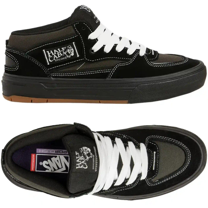 Vans Half Cab Wafflecup (Black/Asphalt)