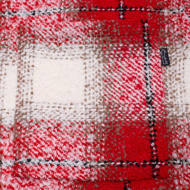 koszula Fucking Awesome Heavy Flannel Overshirt (White/Red)