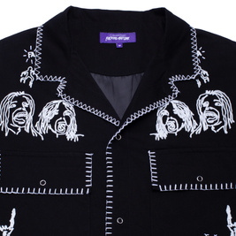 kurtka Fucking Awesome - Embroidered Mechanics Jacket (Black)