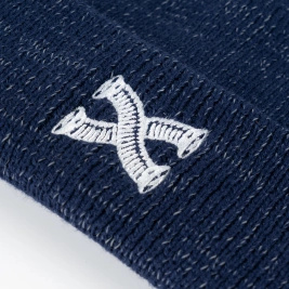 Grey Area Fourheader Reflective Beanie (Navy) 