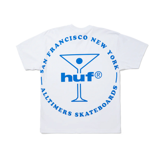 Huf x Alltimers Shark attack tee white