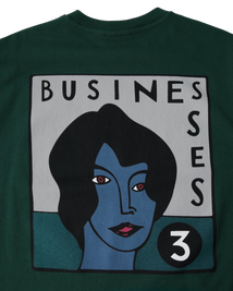 By Parra Nothing please t-shirt pine green