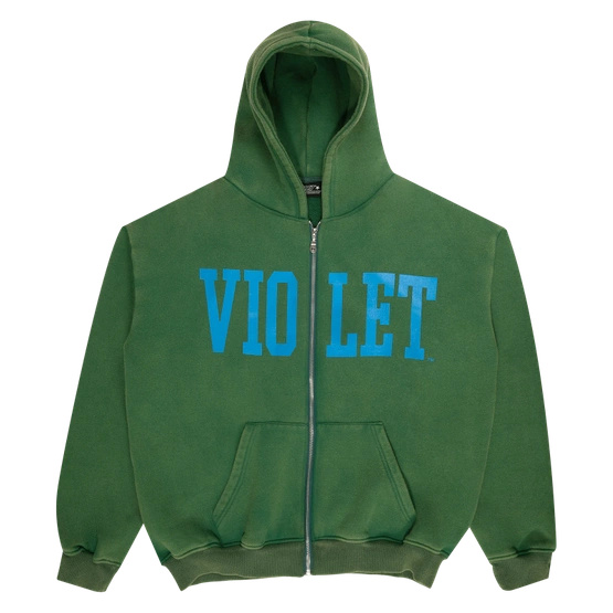 Violet VIOLET x David Enth Zip Hoodie (Green)