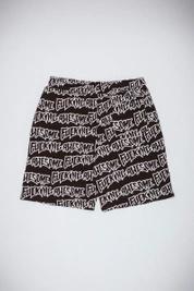 szorty Fucking Awesome - AOP Stamp Sweatshorts (Black/White)