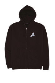 Fucking Awesome House on Fire 2 zip up hoodie black