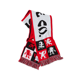 Szalik Polar Football Scarf | Checkers (Red)