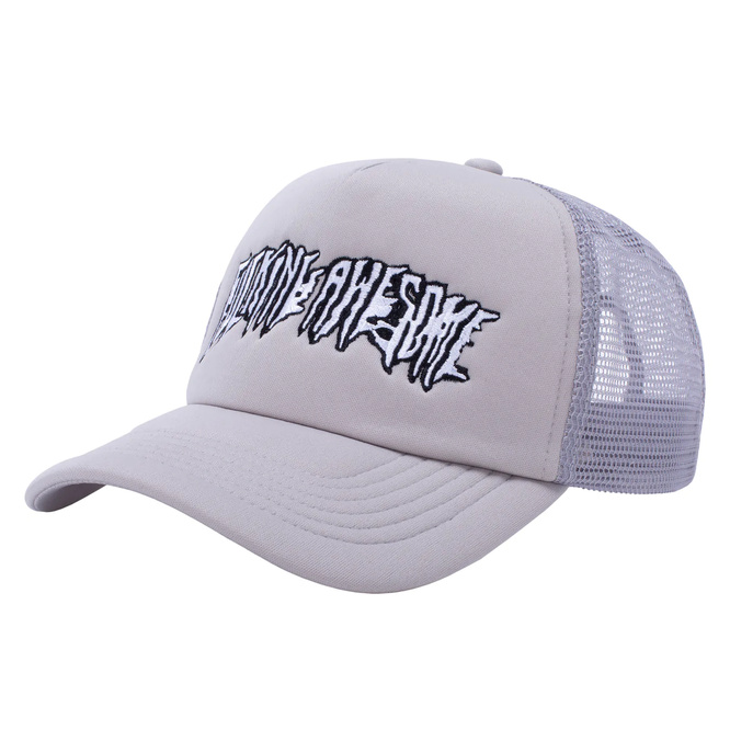 Fucking Awesome - Streched Stamp  Snapback (Grey)