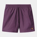 Carhartt WIP Chase Swim Trunks (Huckleberry/Gold)