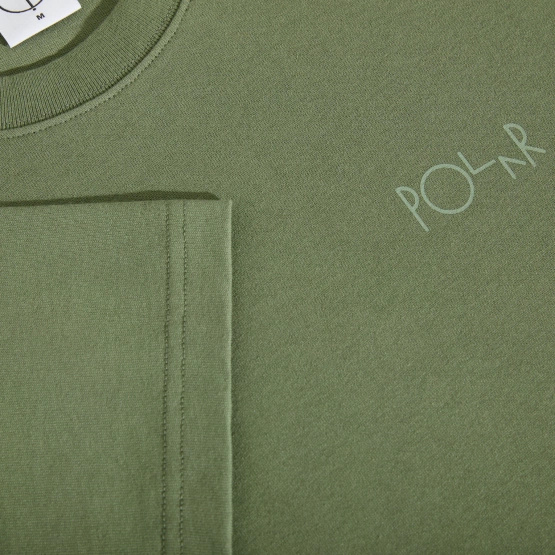 Polar Contrast Tee Stroke Logo Tee (Moss Green)