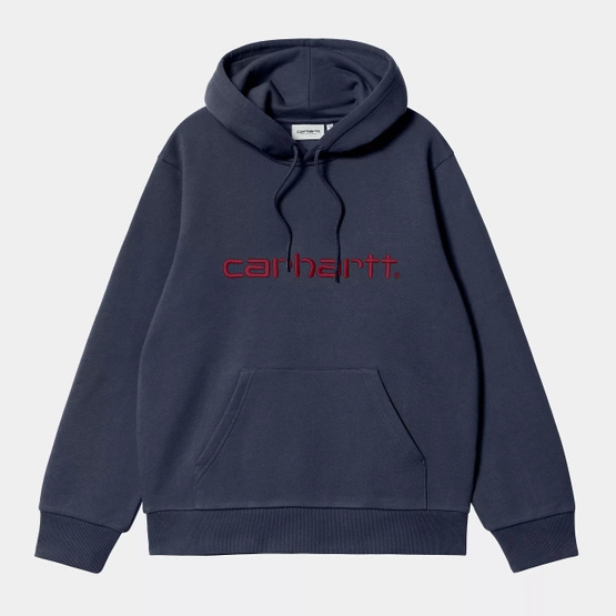 bluza Carhartt WIP Hooded Carhartt Sweat (Air Force Blue)