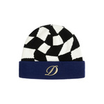 Dime D Checkered cuff beanie black