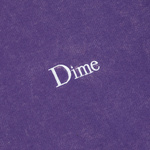 Dime French Terry hoodie faded iris