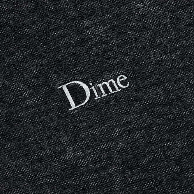  Dime French Terry hoodie faded black