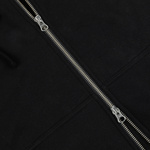 Dime Cursive zip hoodie vintage black