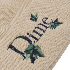 Dime Classic Leafy Fold Beanie light beige