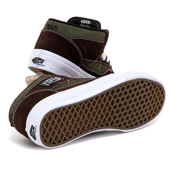 Vans Skate Half Cab '92 VCU (Dark Brown/ White)