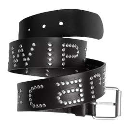 pasek Carhartt WIP Script Studs Belt (Black/Silver)