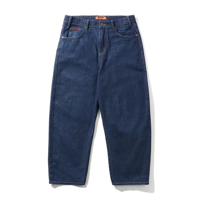 Butter Baggy Denim Jeans Dark Indigo