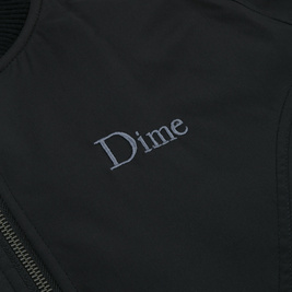 Dime Velcro Patch Bomber Jacket Black