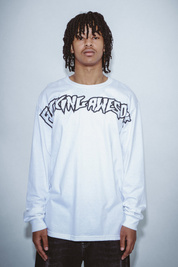 Fucking Awesome Big Stamp longsleeve white