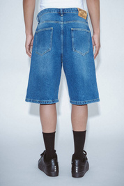 szorty Fucking Awesome Striped Jean Short (Blue)