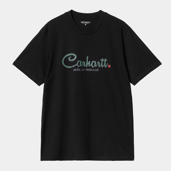 Carhartt WIP S/S Paradise Script T-Shirt (Black)