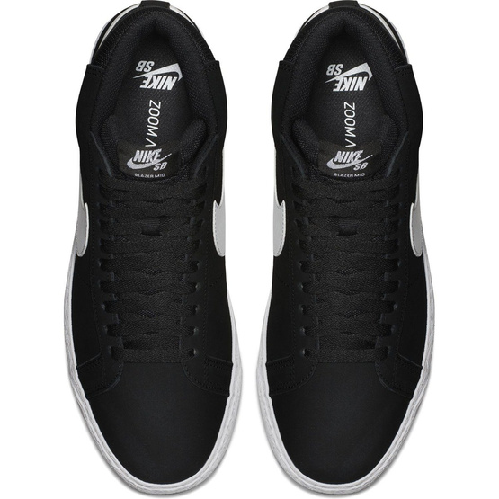 shoes nike sb zoom blazer mid black/white-white-white