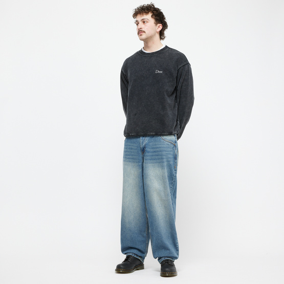Bluza Dime French Terry crewneck faded black