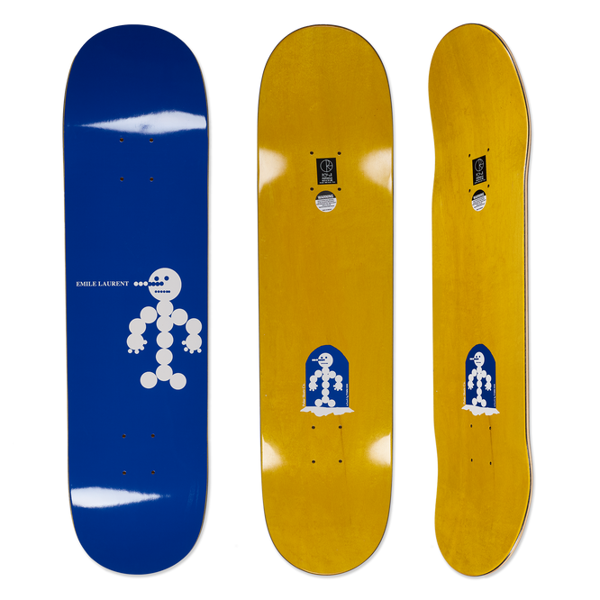 Polar Skate Co. Emile Laurent - Snowman Blue