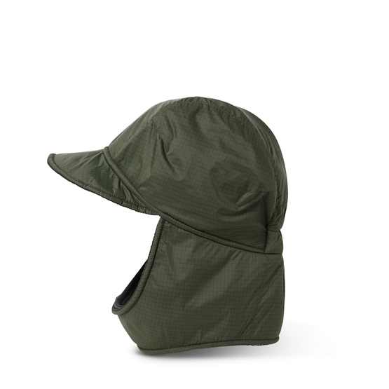 Czapka Polar Luke Flap ripstop grey green