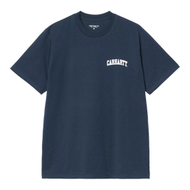 Carhartt WIP S/S University Script T-Shirt (Ink/White)