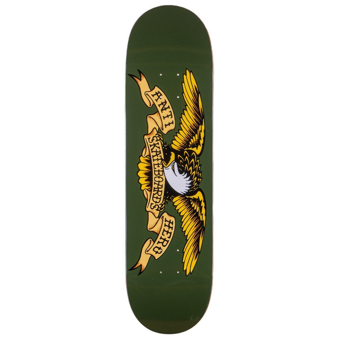 Anti Hero Classic Eagle Skateboard Deck Green