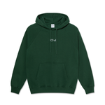 polar default logo hoodie dark green