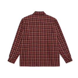 Polar Mike LS Shirt | Flannel (Oxblood Check)