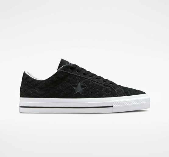 Converse One Star Pro OX (Black/Black/White)