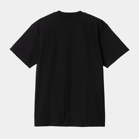 koszulka Carhartt WIP S/S American Script T (Black)